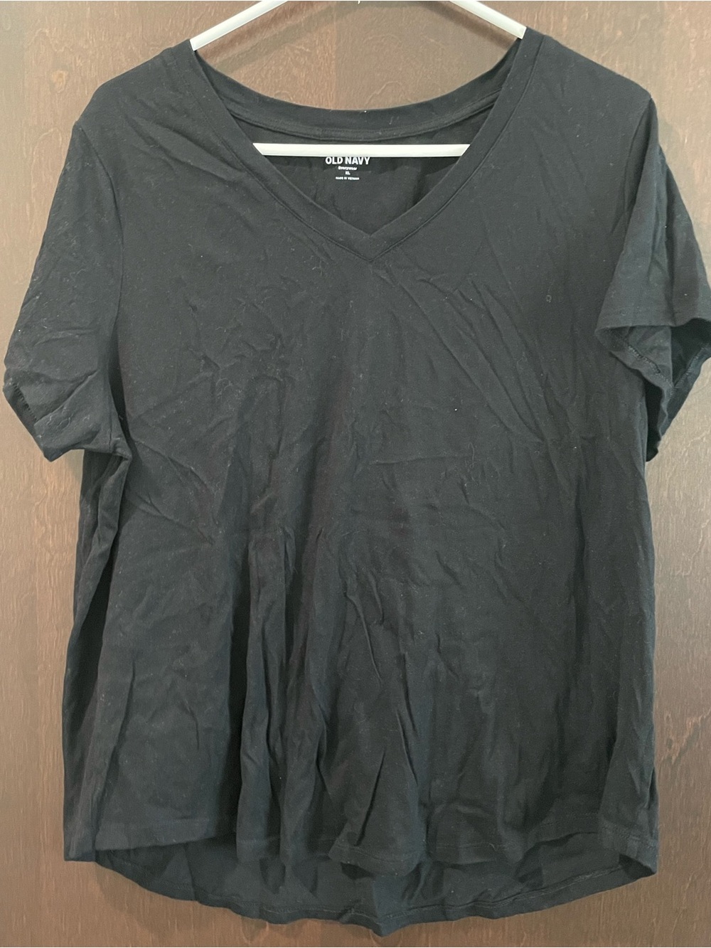 Old Navy Gray Women’s V-Neck Short Sleeve Tee Size XL